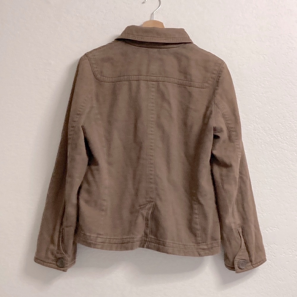 VTG American Eagle‎ Outfitters Brown Cotton Jacket Coat, Size L - Picture 3 of 6